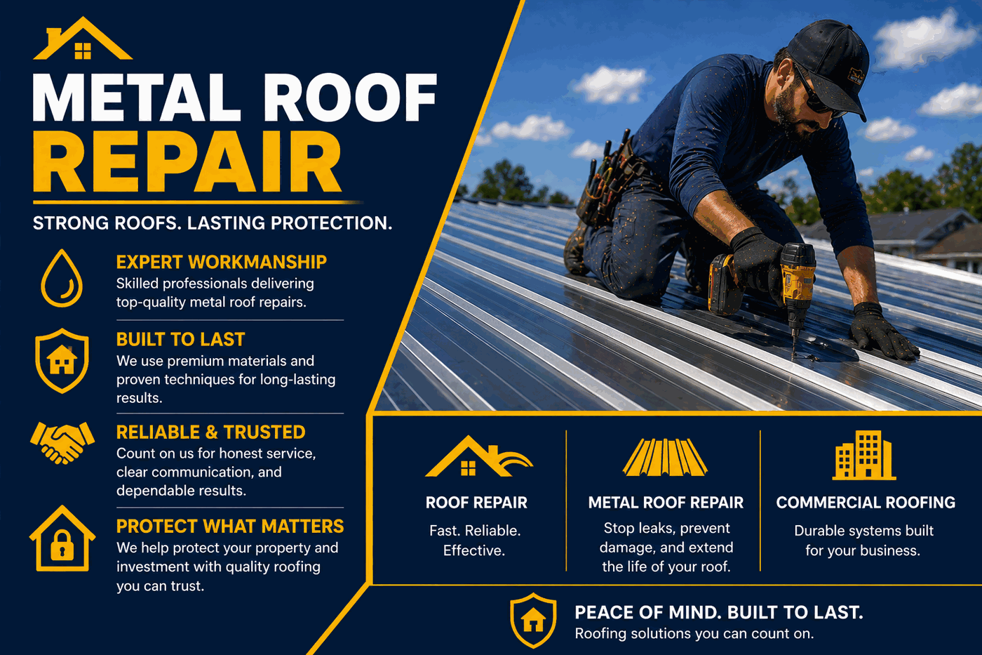 Maywood Metal Roof Repair