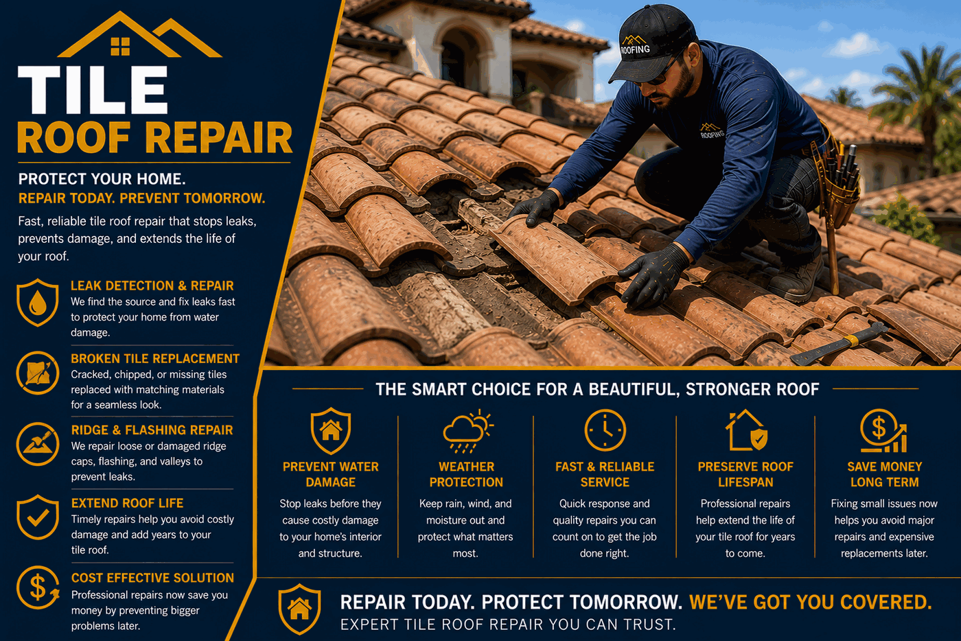 Tile Roof Repair Agoura Hills